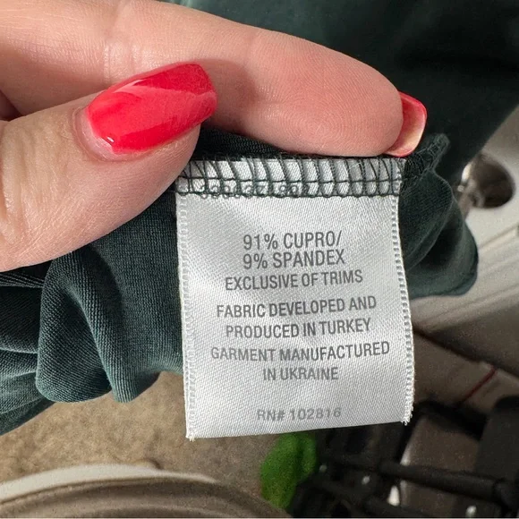 GARNET HILL Aria Cuprio Knit Dress Emerald Green Size Small Pockets Knee‎ Length - Picture 5 of 8